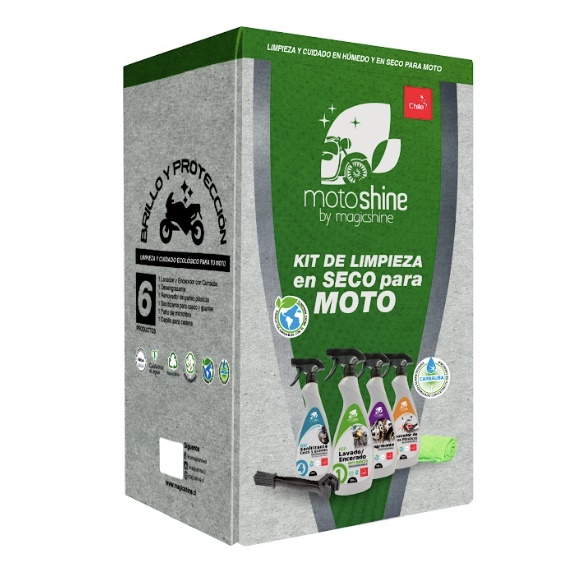 MotoShine – Kit de limpieza en seco para moto – Motouring Chile Ltda.